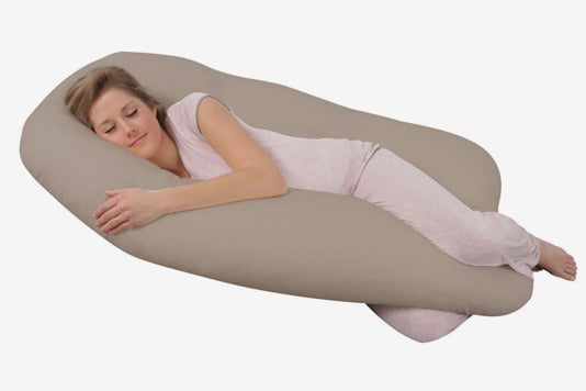 Leachco Back 'n Belly contoured pillow.